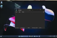 Dark Mode di Notepad Dark Mode di Notepad